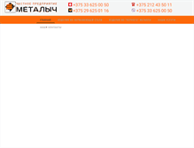 Tablet Screenshot of metalych.com